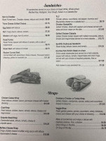 Bartliff's Bakery menu