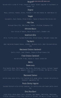El Camino menu