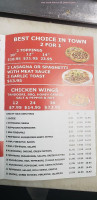 Canadian Deep Dish Pizza menu