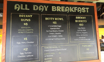 Bettyos menu