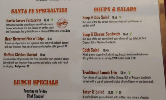 Santa Fe menu