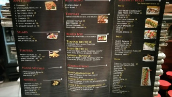 Osaka Sushi Restaurant menu