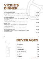 Vickies Snack Bar menu