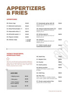 Vickies Snack Bar menu