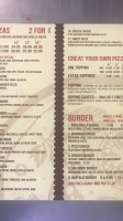 Sabrina's Pizzeria menu