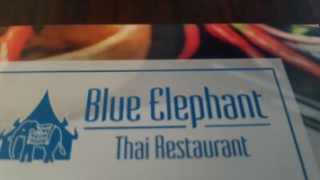 The Blue Elephant menu