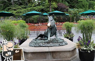 Butchart Gardens Coffee Shop outside