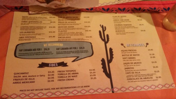 Hay Caramba menu