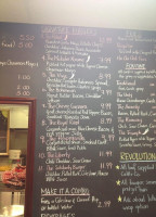 Burger Revolution menu