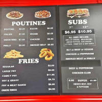 Karra's Burgers Fries Brockville menu