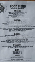 The Westwood menu