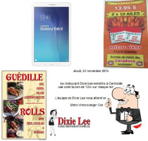 Dixie Lee menu