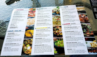 Sabor Latino menu