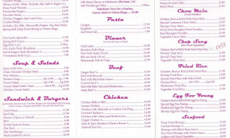 Annie's Blackfalds (chinese Western) menu