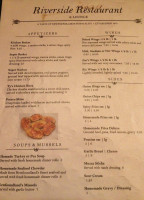 Riverside Lounge Carta