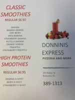 Donnini's Express Railway Cafe menu