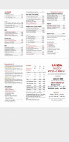 Panda Davidson menu