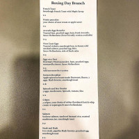 Crowsnest Vineyards menu