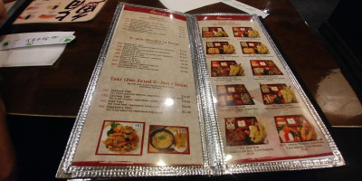 Nagano Sushi menu