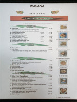 Wasana menu