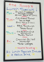 Foggdukkers Coffee menu