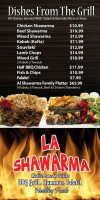 La Shawarma menu