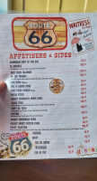 Route 66 Diner Pub menu