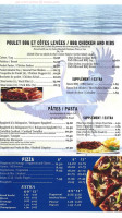 Restaurant Le Heron menu
