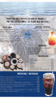 Restaurant Le Heron menu
