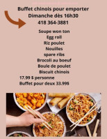 Restaurant Le Heron menu