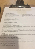 Biscotti Cie menu