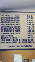 E&e Drive-in menu