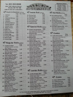 Nikko Sushi menu