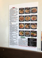 Arashi Ramen menu