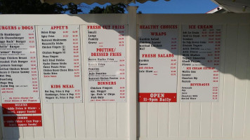 Farmer's Dell menu