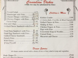 Ho Ho Chinese Food menu