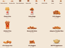 Burger King menu