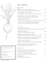 Schnitzel Parlour menu