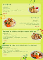 Veggie Vietnam menu