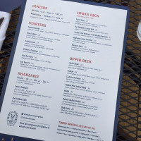 Wheelhouse In Georgetown menu