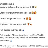 Oil Country Taphouse Carta