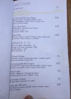 Bistro CoqLicorne menu