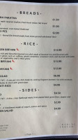 Byblos Lebanese Restaurant menu