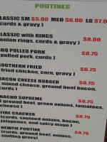 Young Guns Chip Truck menu