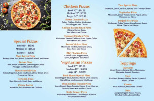 Bunk House Desi Junction Pizza menu