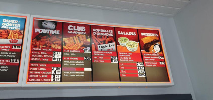 Dixie Lee Take Out menu