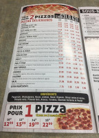 Dorval Pizza menu