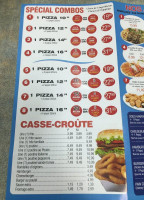 Dorval Pizza menu