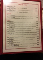 Maple Leaf Restaurant menu