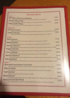 Maple Leaf Restaurant menu